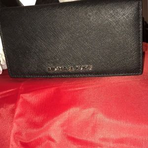 Michael Kors Black Saffiano Leather Wallet